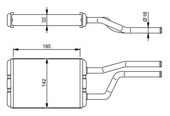 Теплообмінник, опалення салону