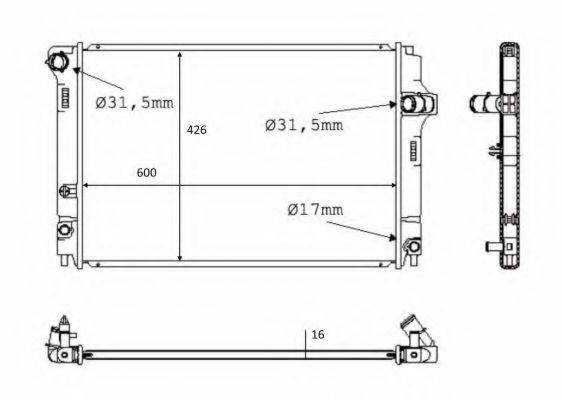 Радіатор, охолодження двигуна