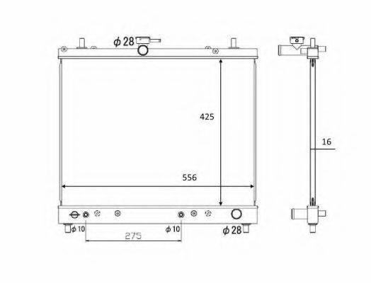 Радіатор, охолодження двигуна