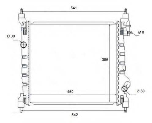 Радіатор, охолодження двигуна