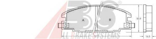 Комплект гальмівних колодок, дискове гальмо
