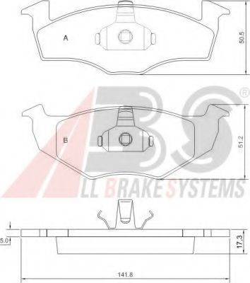 Комплект гальмівних колодок, дискове гальмо