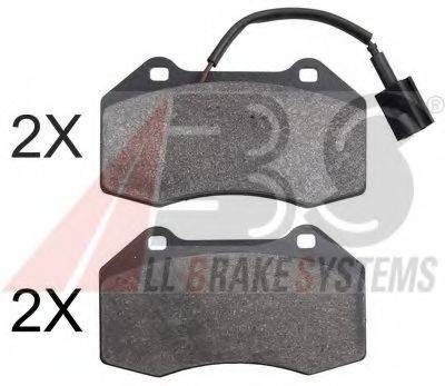 Комплект гальмівних колодок, дискове гальмо