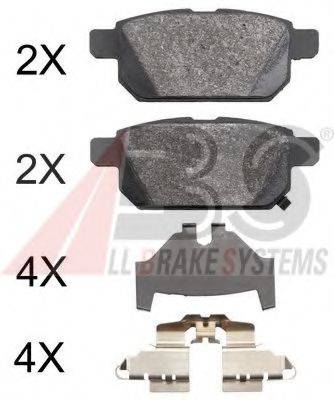 Комплект гальмівних колодок, дискове гальмо