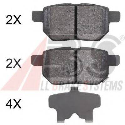 Комплект гальмівних колодок, дискове гальмо