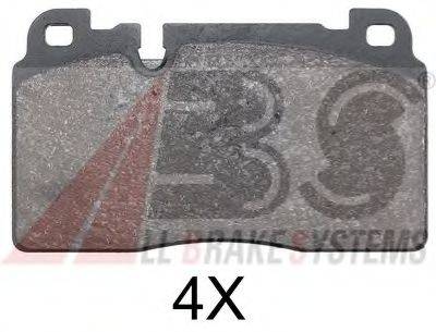 Комплект гальмівних колодок, дискове гальмо