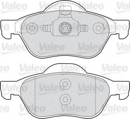Комплект гальмівних колодок, дискове гальмо