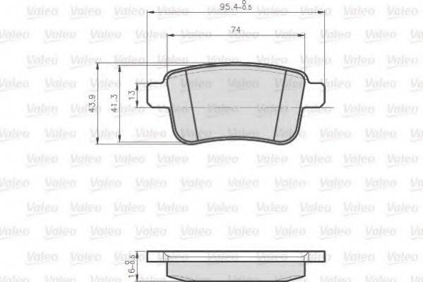 Комплект гальмівних колодок, дискове гальмо