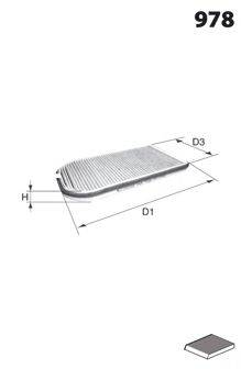Фільтр, повітря у внутрішньому просторі