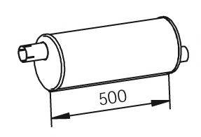 Середній глушник вихлопних газів