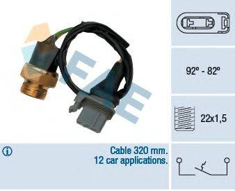 Термові вимикач, вентилятор радіатора
