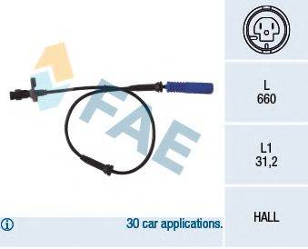 Датчик, частота обертання колеса