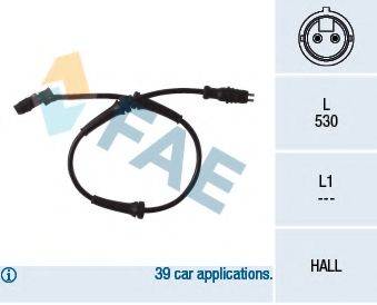 Датчик, частота обертання колеса