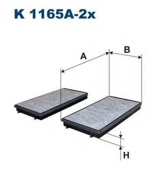 Фільтр, повітря у внутрішньому просторі