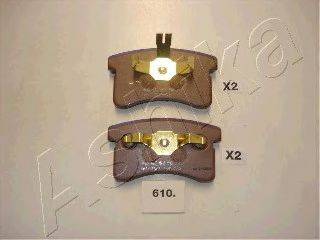 Комплект гальмівних колодок, дискове гальмо