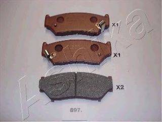 Комплект гальмівних колодок, дискове гальмо