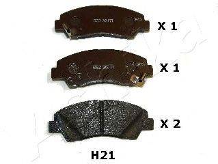 Комплект гальмівних колодок, дискове гальмо