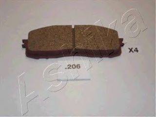 Комплект гальмівних колодок, дискове гальмо