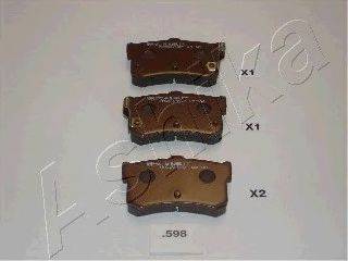 Комплект гальмівних колодок, дискове гальмо