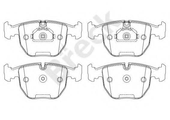 Комплект гальмівних колодок, дискове гальмо