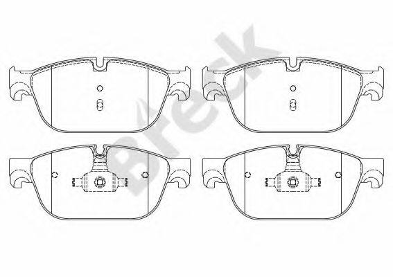 Комплект гальмівних колодок, дискове гальмо