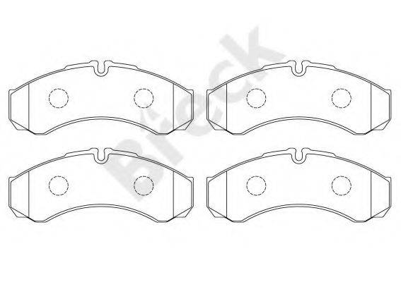 Комплект гальмівних колодок, дискове гальмо