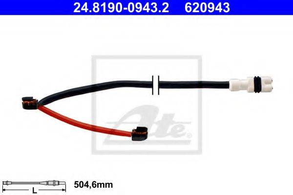 Сигналізатор, знос гальмівних колодок
