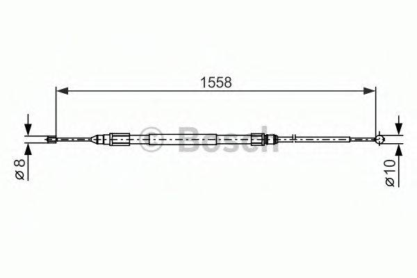 Трос, стоянкова гальмівна система