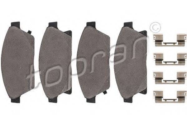 Комплект гальмівних колодок, дискове гальмо