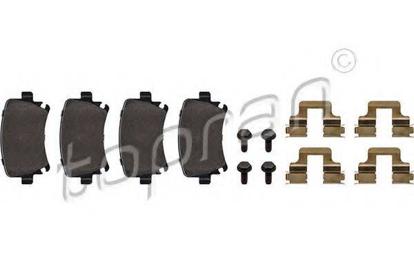 Комплект гальмівних колодок, дискове гальмо