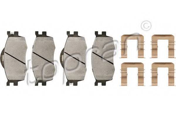 Комплект гальмівних колодок, дискове гальмо