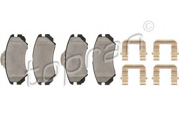 Комплект гальмівних колодок, дискове гальмо