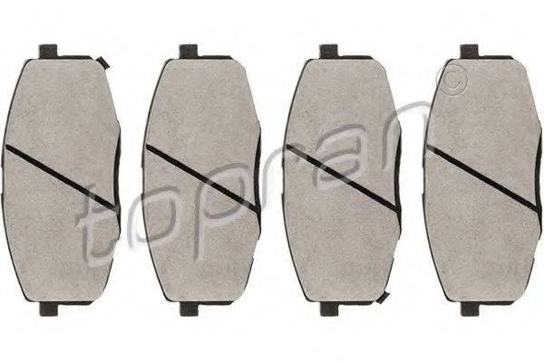 Комплект гальмівних колодок, дискове гальмо