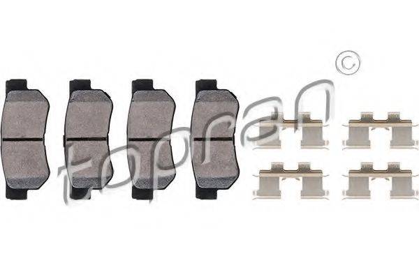 Комплект гальмівних колодок, дискове гальмо