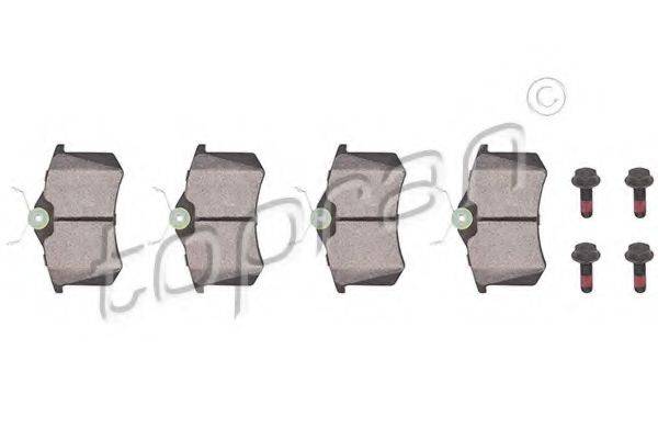 Комплект гальмівних колодок, дискове гальмо