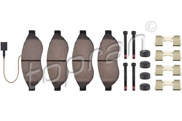 Комплект гальмівних колодок, дискове гальмо