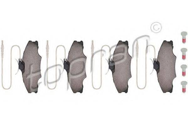 Комплект гальмівних колодок, дискове гальмо