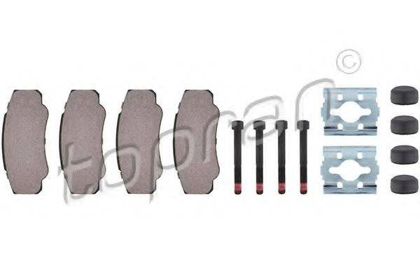 Комплект гальмівних колодок, дискове гальмо
