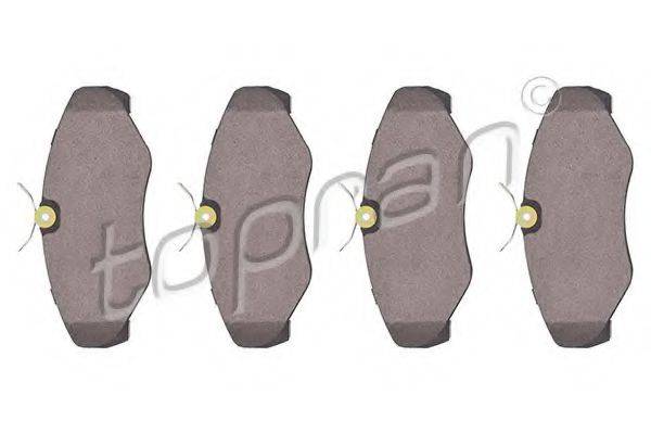 Комплект гальмівних колодок, дискове гальмо