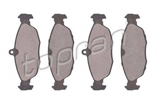 Комплект гальмівних колодок, дискове гальмо