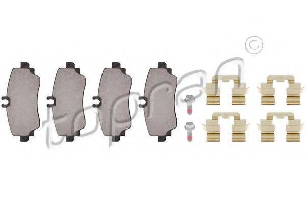Комплект гальмівних колодок, дискове гальмо