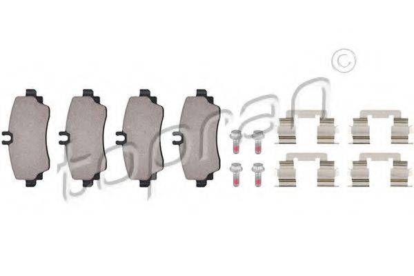 Комплект гальмівних колодок, дискове гальмо