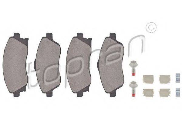 Комплект гальмівних колодок, дискове гальмо