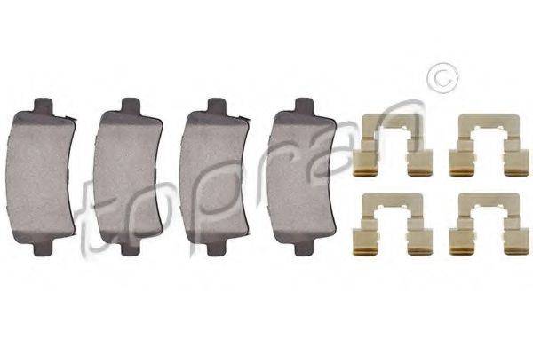 Комплект гальмівних колодок, дискове гальмо