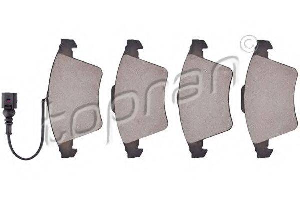 Комплект гальмівних колодок, дискове гальмо