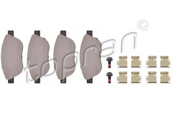 Комплект гальмівних колодок, дискове гальмо