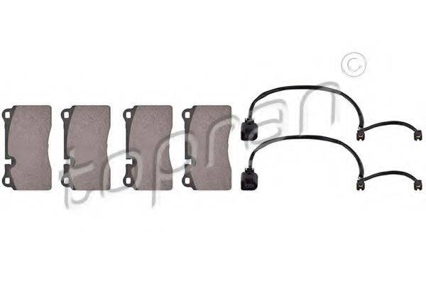 Комплект гальмівних колодок, дискове гальмо