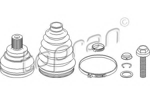 Шарнірний комплект, приводний вал