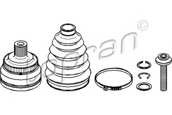 Шарнірний комплект, приводний вал