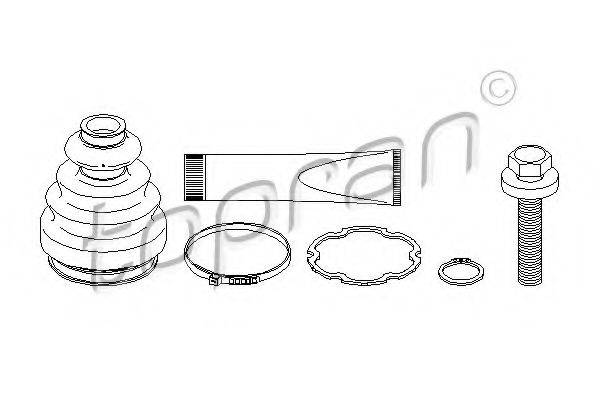 Комплект пильника, приводний вал